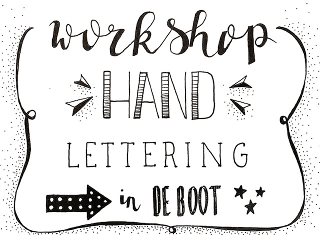 10 november Workshop Handlettering