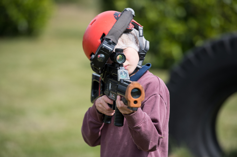 Lasergamen in voorjaarsvakantie